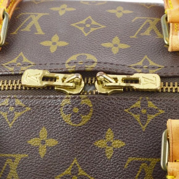 LOUIS VUITTON DUFFLE KEEPALL 50 TRAVEL HANDBAG MONOGRAM - Picture 4 of 10